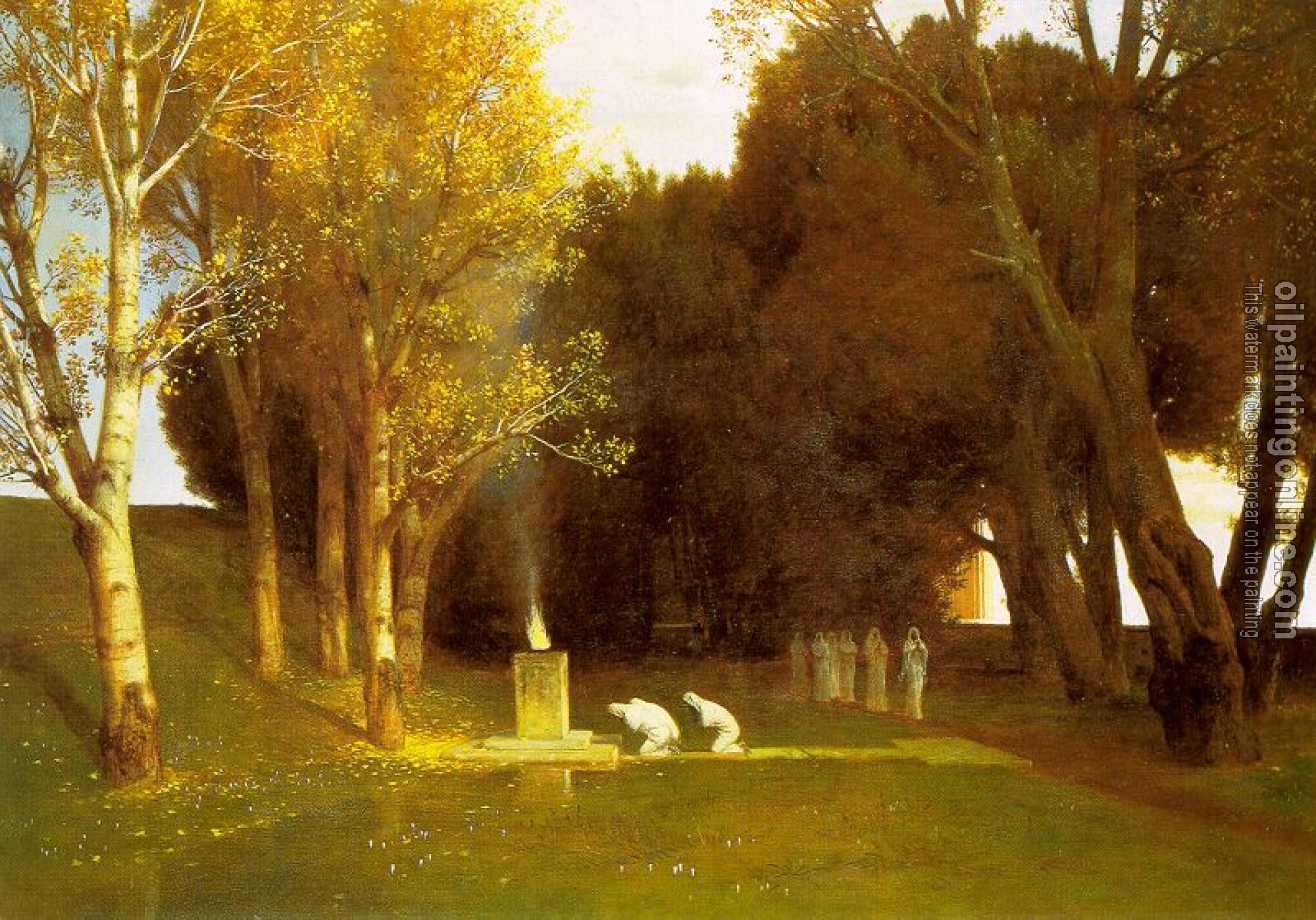 Bocklin, Amold - The Sacred Wood